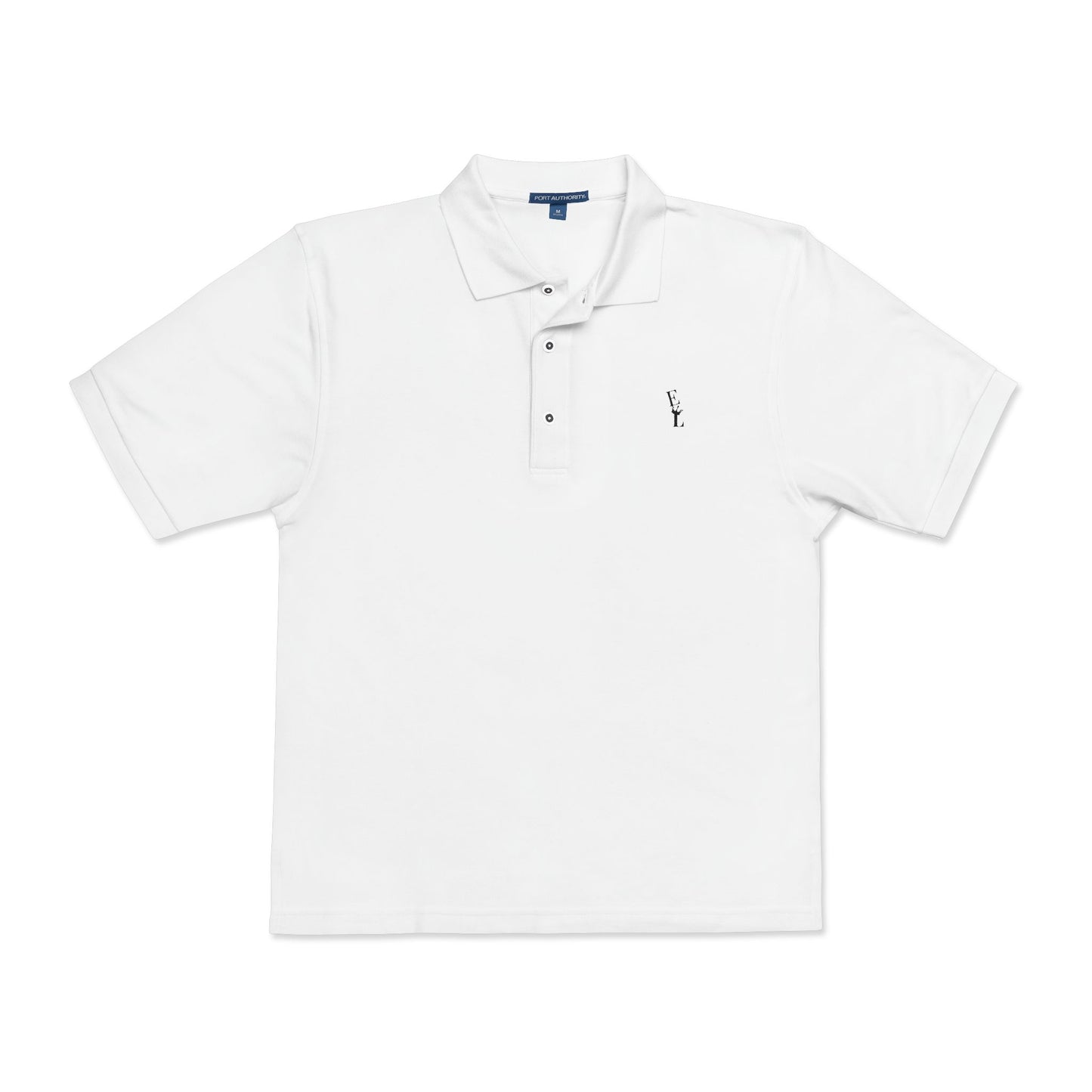 Everton Lane® Polo Shirt – White | Signature Black Embroidery