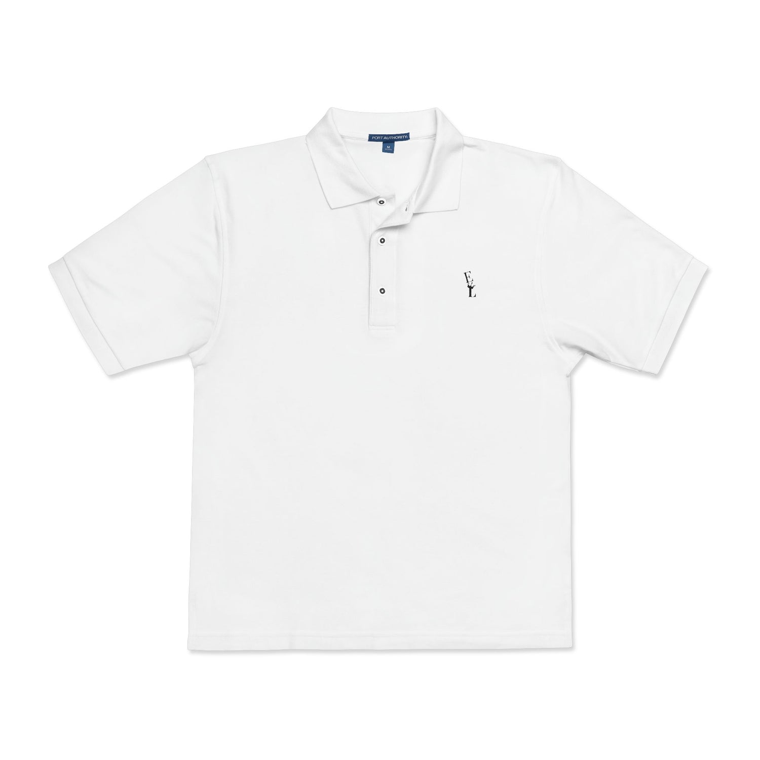 Everton Lane® Polo Shirt – White | Signature Black Embroidery